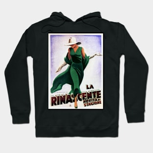 La Rinascente Italian Department Store Advertisement Vintage Art Deco Hoodie